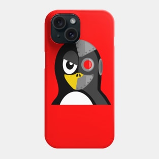 Cyborg Penguin Artwork for Blackhats and Geniuses Phone Case