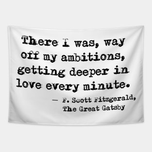 Deeper in love - F Scott Fitzgerald Tapestry