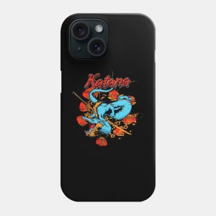 Dragon with samurai Phone Case