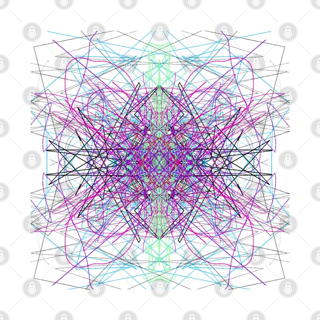 Mandala Geometric line art pattern by aadventures