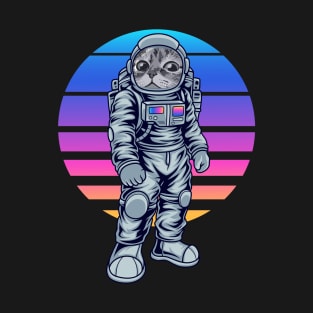 Astronaut Cat - Funny Astronomy Lover Galaxy Exploration T-Shirt