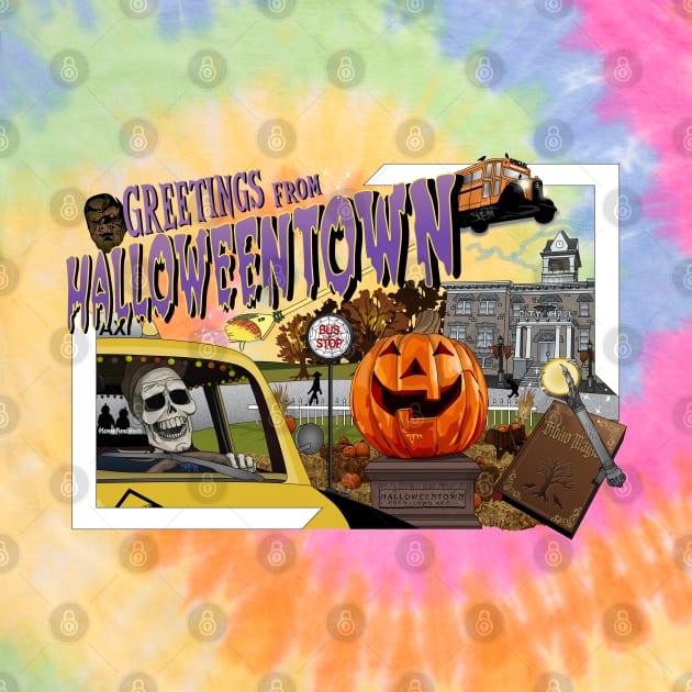 Halloweentown Benny Greetings by Screen Fiend Merch