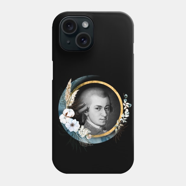 Wolfgang Amadeus Mozart Phone Case by TheMusicophile