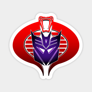 Cobra Decepticon Insignia Magnet