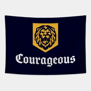 Be Strong and Courageous Tapestry