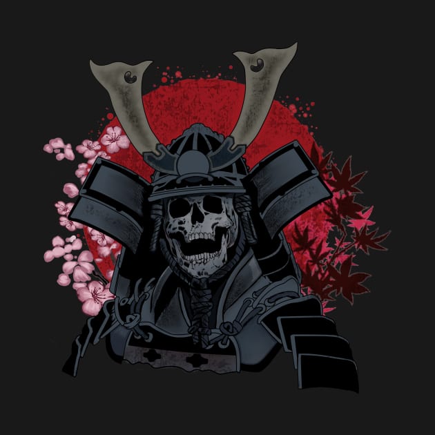 skull samurai by pilipsjanuariusDesign