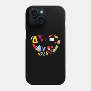 Teacher Heart Phone Case