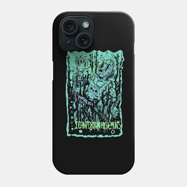 I Can't Drown My Demons Phone Case by Heythisguydoesart