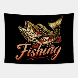 Fishing t-shirt Tapestry