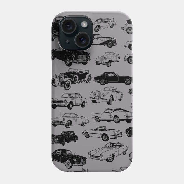 Vintage Cars Phone Case by workshop71