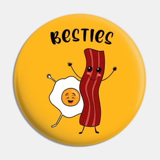 Breakfast Besties Bacon And Eggs Pin