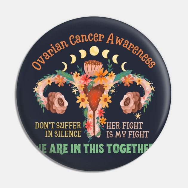 Ovarian Cancer Awareness Pin by soulfulprintss8