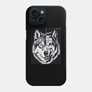 wolf wild Phone Case