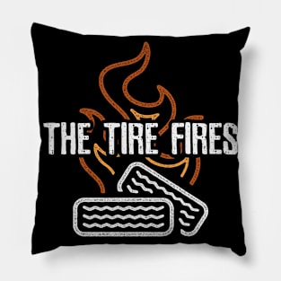 Tire Fires Logo Pillow