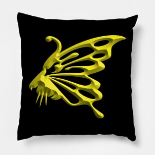 Wolf and butterfly 3d super soft blend drawing cute cool colorful Pillow