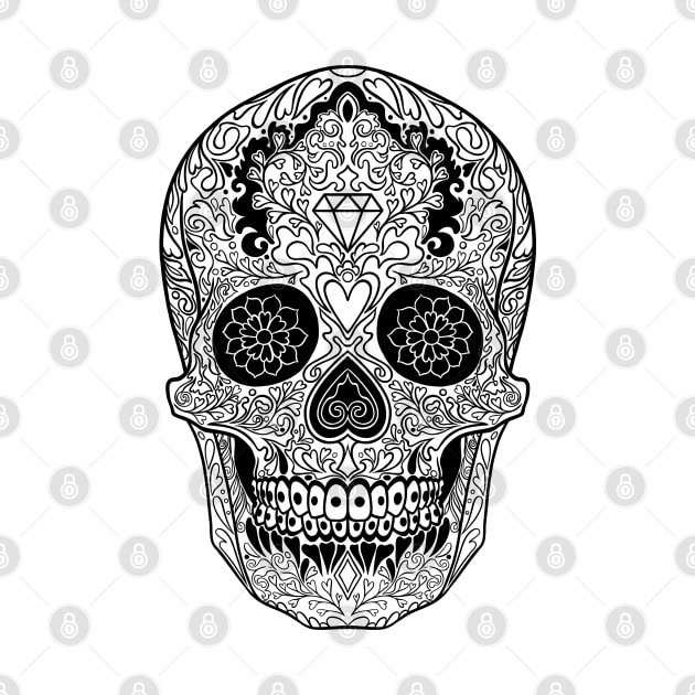 Sugar skull by OccultOmaStore