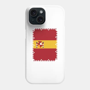 Flag of Spain - Pixel Post Stamp Phone Case