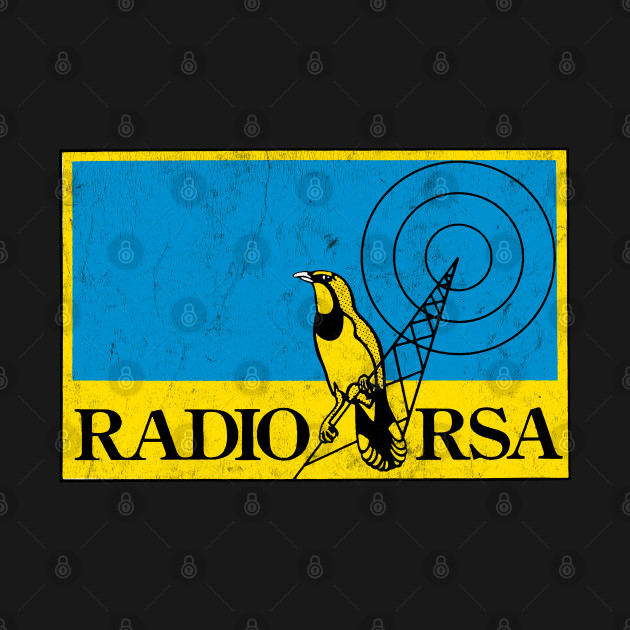 Radio RSA / Defunct 1980s Radio Station - Radio - T-Shirt