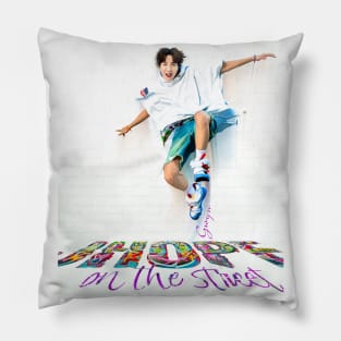Jhope on the street Pillow
