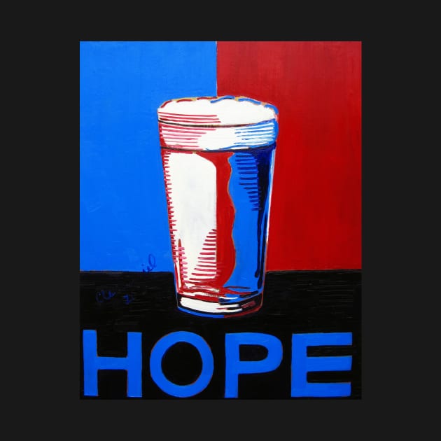 Beer Parody of Shepard Fairey's Obama Hope Poster by realartisbetter