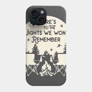 camping nights Phone Case