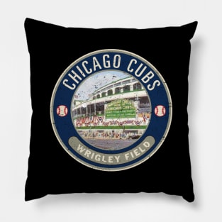 Chicago Cubs Patch by Buck Tee Pillow