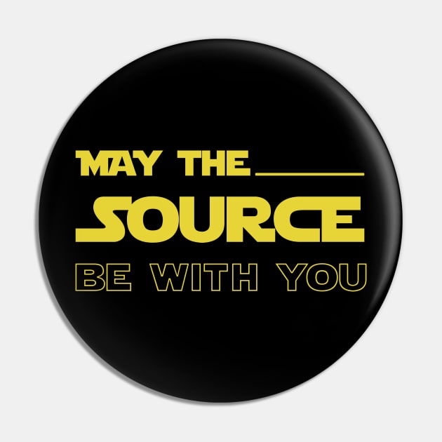 Developer May the Source Be With You Pin by thedevtee