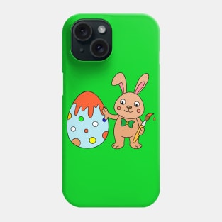 Easter Bunny with Egg Phone Case