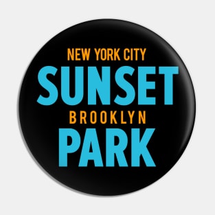 Sunset Park New York - Capturing Brooklyn's Urban Aura Pin