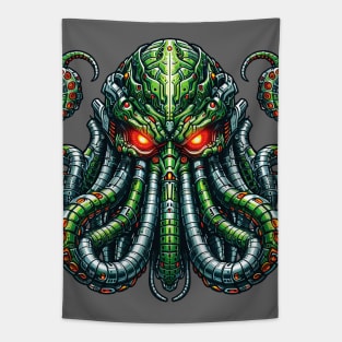 Biomech Cthulhu Overlord S01 D47 Tapestry