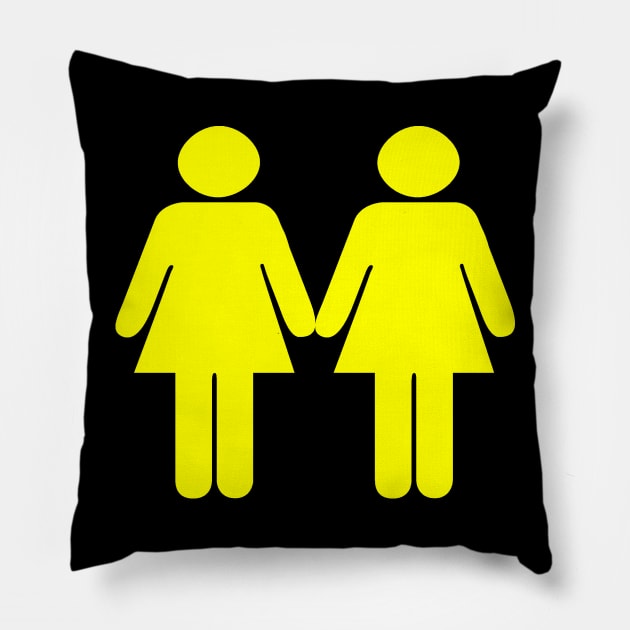 Yellow Paper Doll Art Design, Many Items Pillow by ArielleGabrielArtra