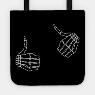 Bones Thumbs Up Tote