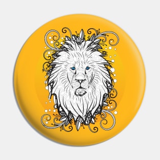 Be a Lion, Be Brave - Mandala Lion Pin