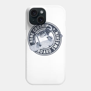 Retro Vintage Style Skeleton Skateboarder Gift Idea Phone Case