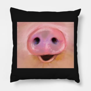 Pig Mouth Face Mask Pillow