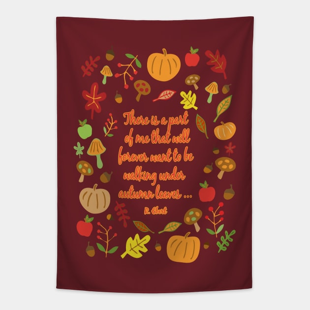 Autumn Leaves Tapestry by RockettGraph1cs