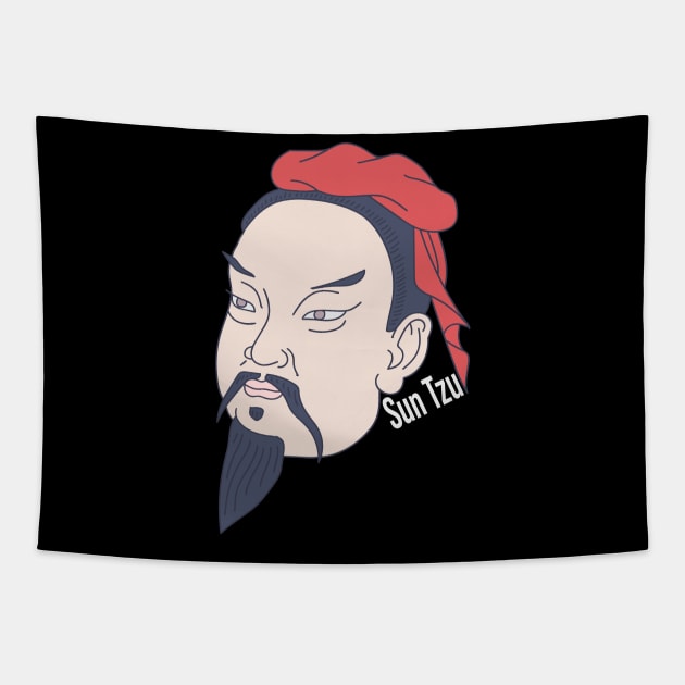 Sun Tzu - Graphic Text - Han Dynasty Tapestry by DeWinnes