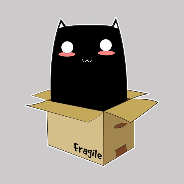 Black Cat in a Box by Catifornia