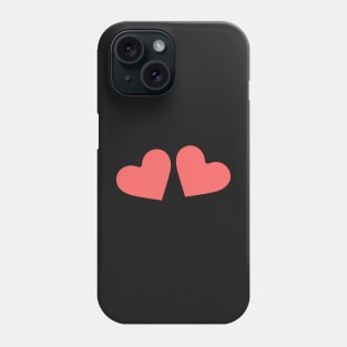 Cute Pink Love Hearts Phone Case