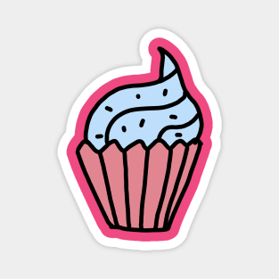 pink cupcake Magnet