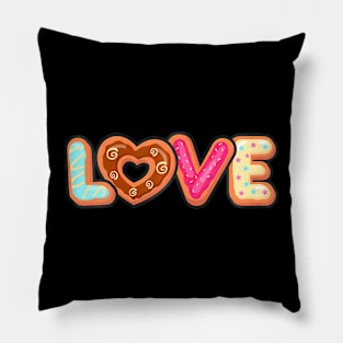 I Love Donuts Donut Lover Doughnut Squad Funny Food Dessert Pillow