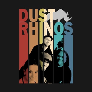 Dust Rhinos Retro Band Shirt T-Shirt