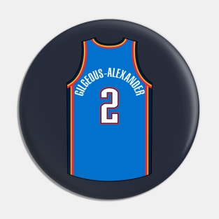 Shai Gilgeous-Alexander Oklahoma City Jersey Qiangy Pin