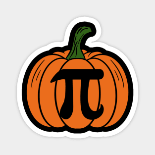 Pumpkin Pie - Pi Funny Halloween & Thanksgiving Pumpkin Pi Magnet