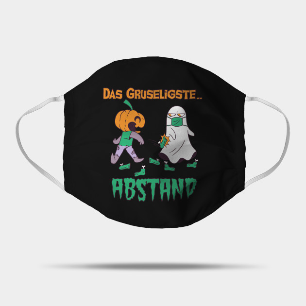 Halloween Abstand Spruch Gift Maske Teepublic De