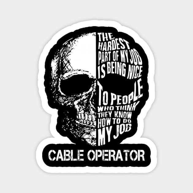 Cable Operator Magnet by tobye
