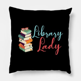 Library Lady Pillow