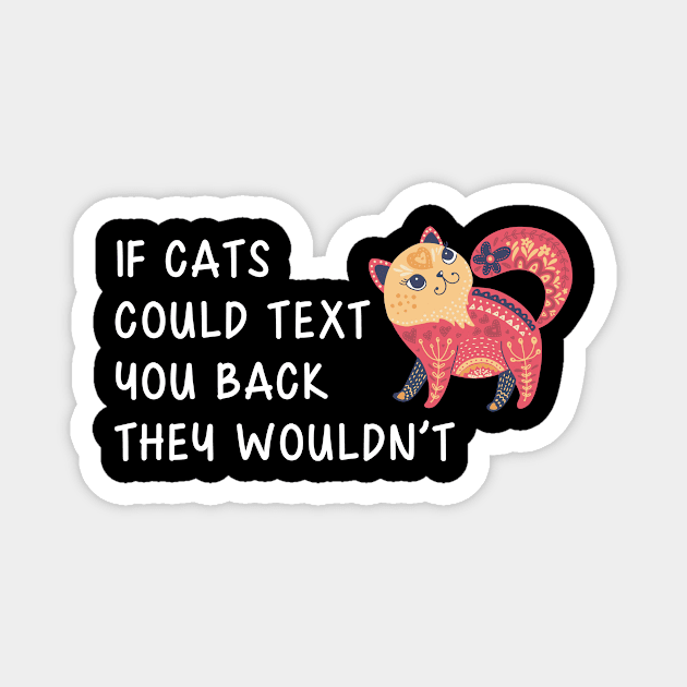 Cats Are Rude Magnet by JKFDesigns