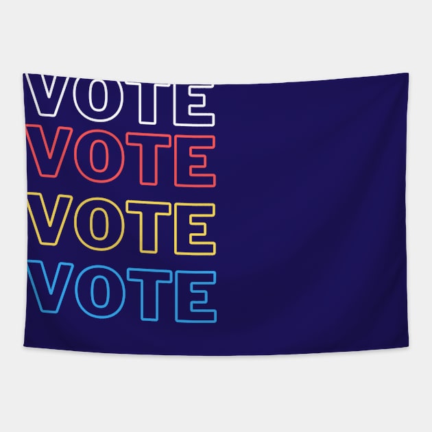 Vote - 2020 Election Tapestry by Moshi Moshi Designs