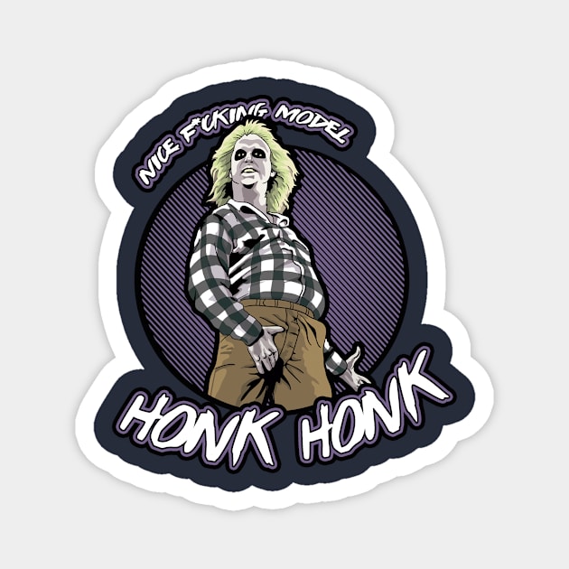 Beetlejuice Honk Honk Magnet by Andriu